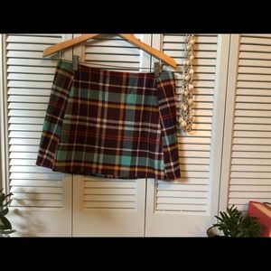 Plaid Mini Skirt